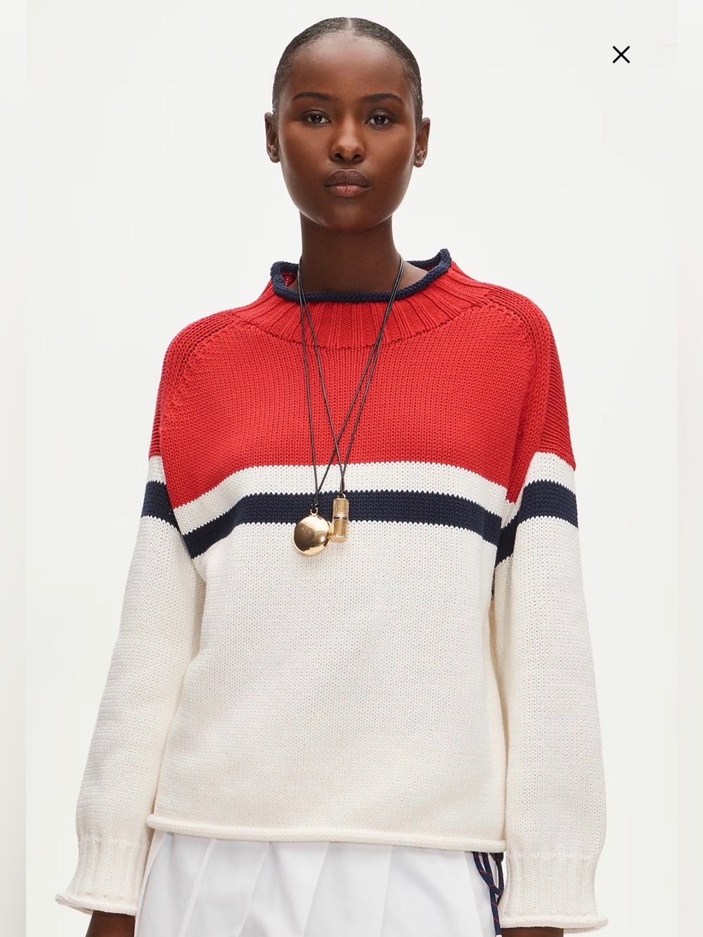 J CREW 2025 Rollneck™ in colorblock CY325